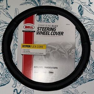 Bell Black Steering Wheel Cover
